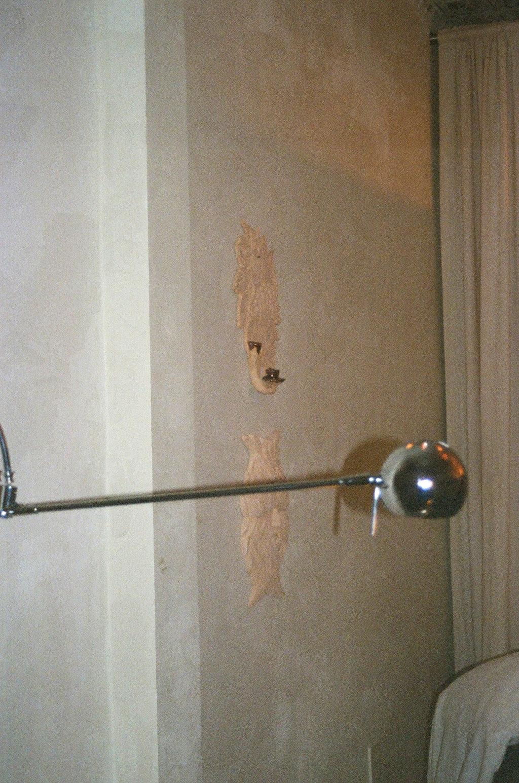 Robert Sonneman Mid Century Chrome Wall Lamp