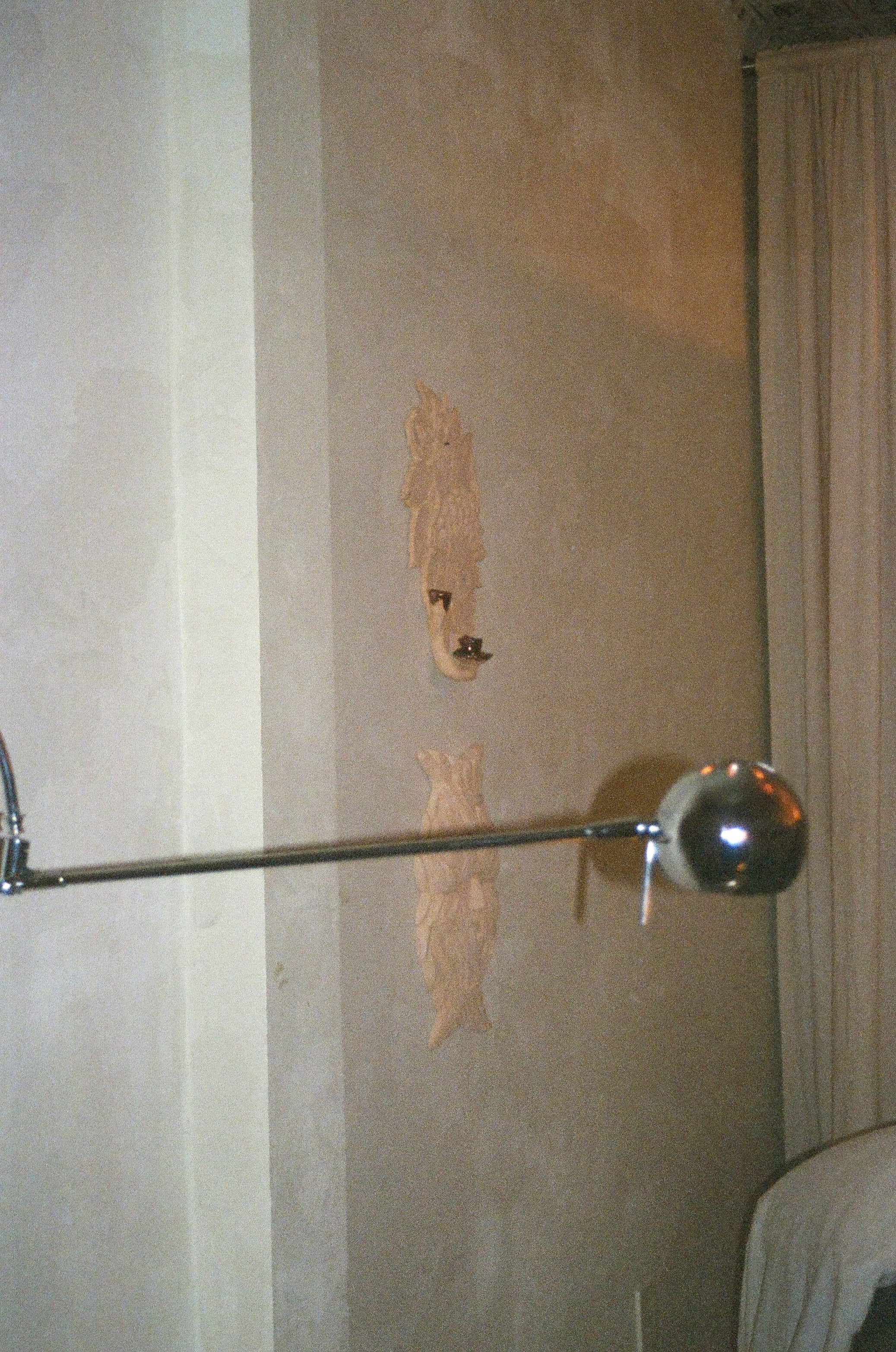 Robert Sonneman Mid Century Chrome Wall Lamp