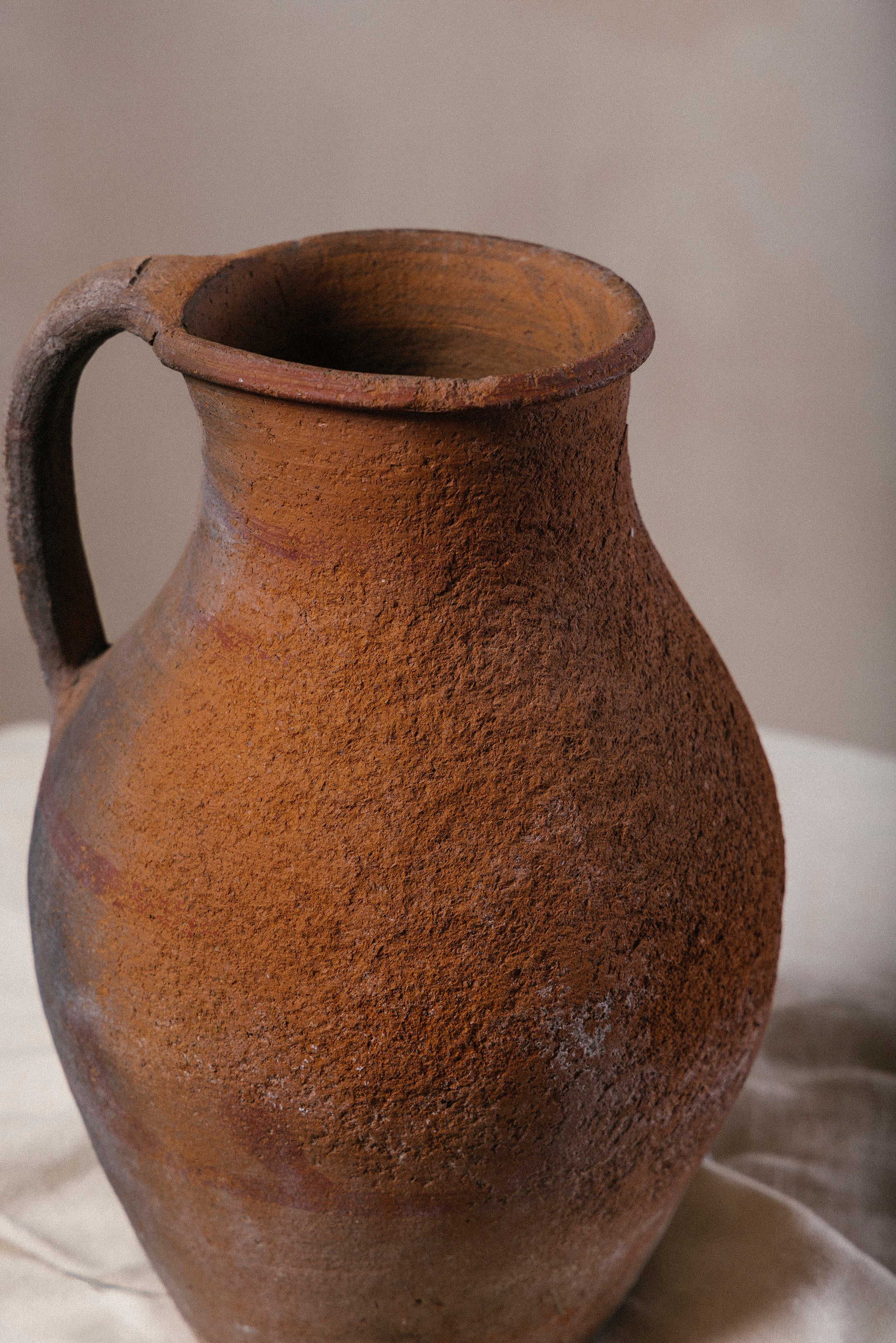 Antique Red Clay Jug
