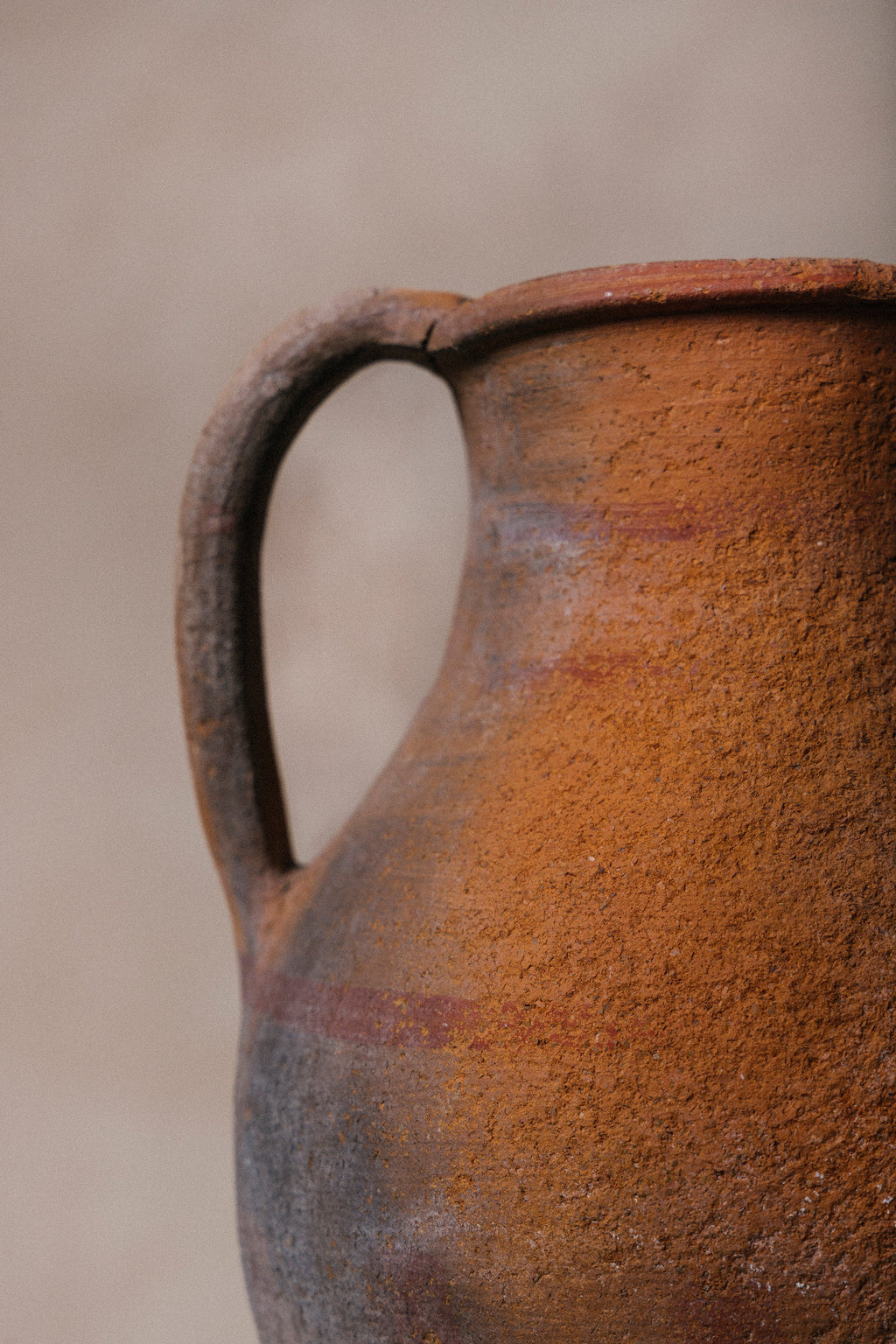 Antique Red Clay Jug