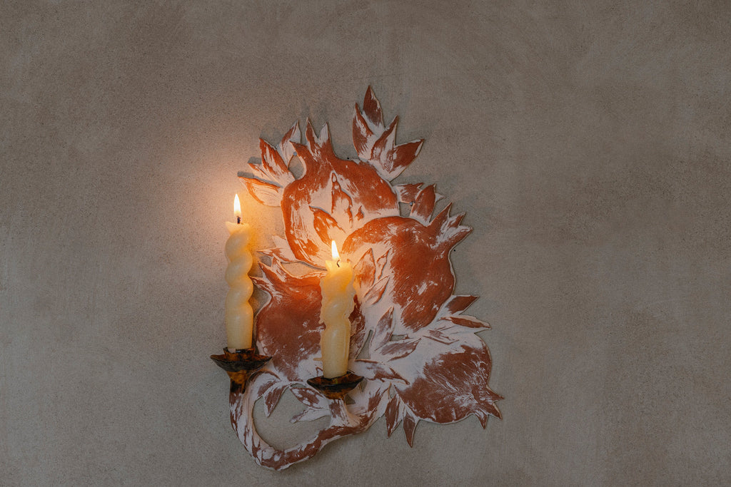 Pomegranate Candle Holder