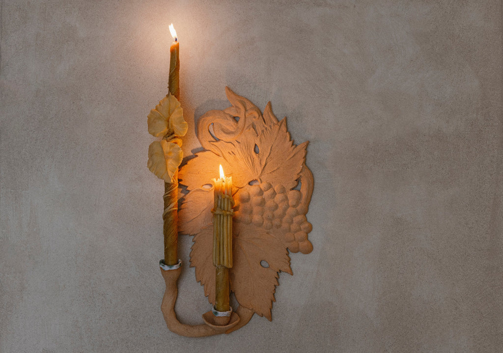 Grape Candle Holder [Fireclay]