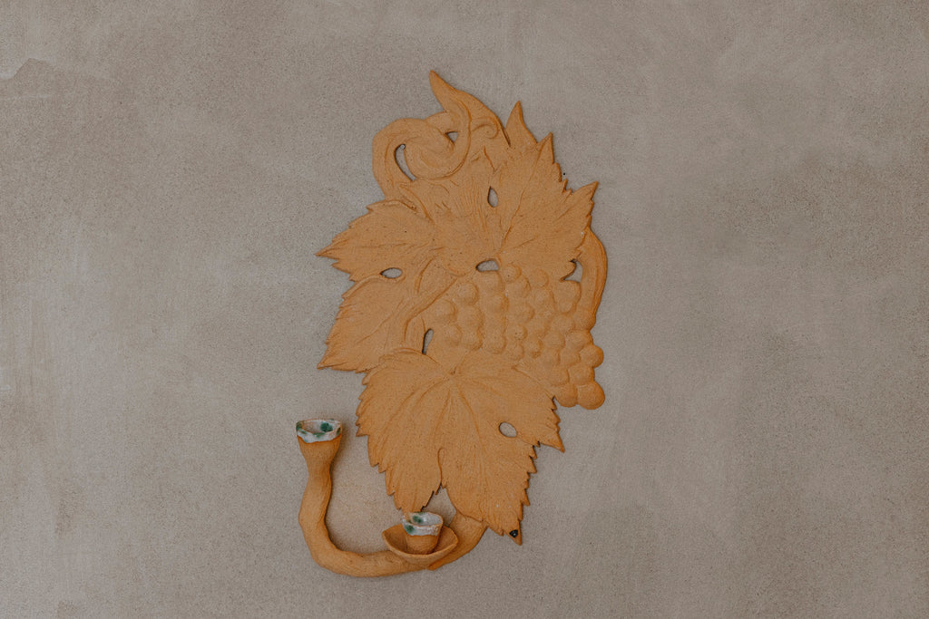 Grape Candle Holder [Fireclay]