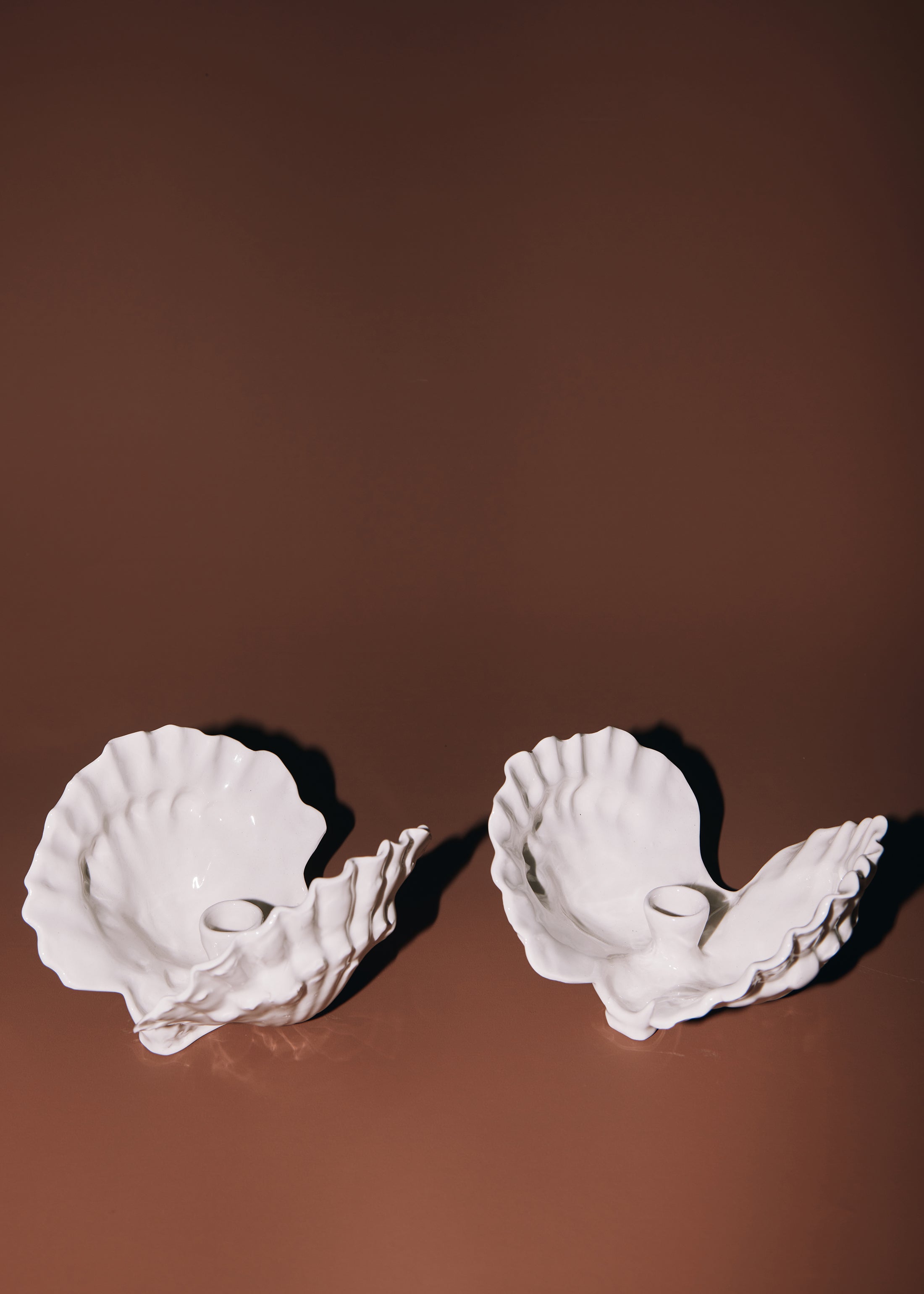 Pearl Shell Candle Holder