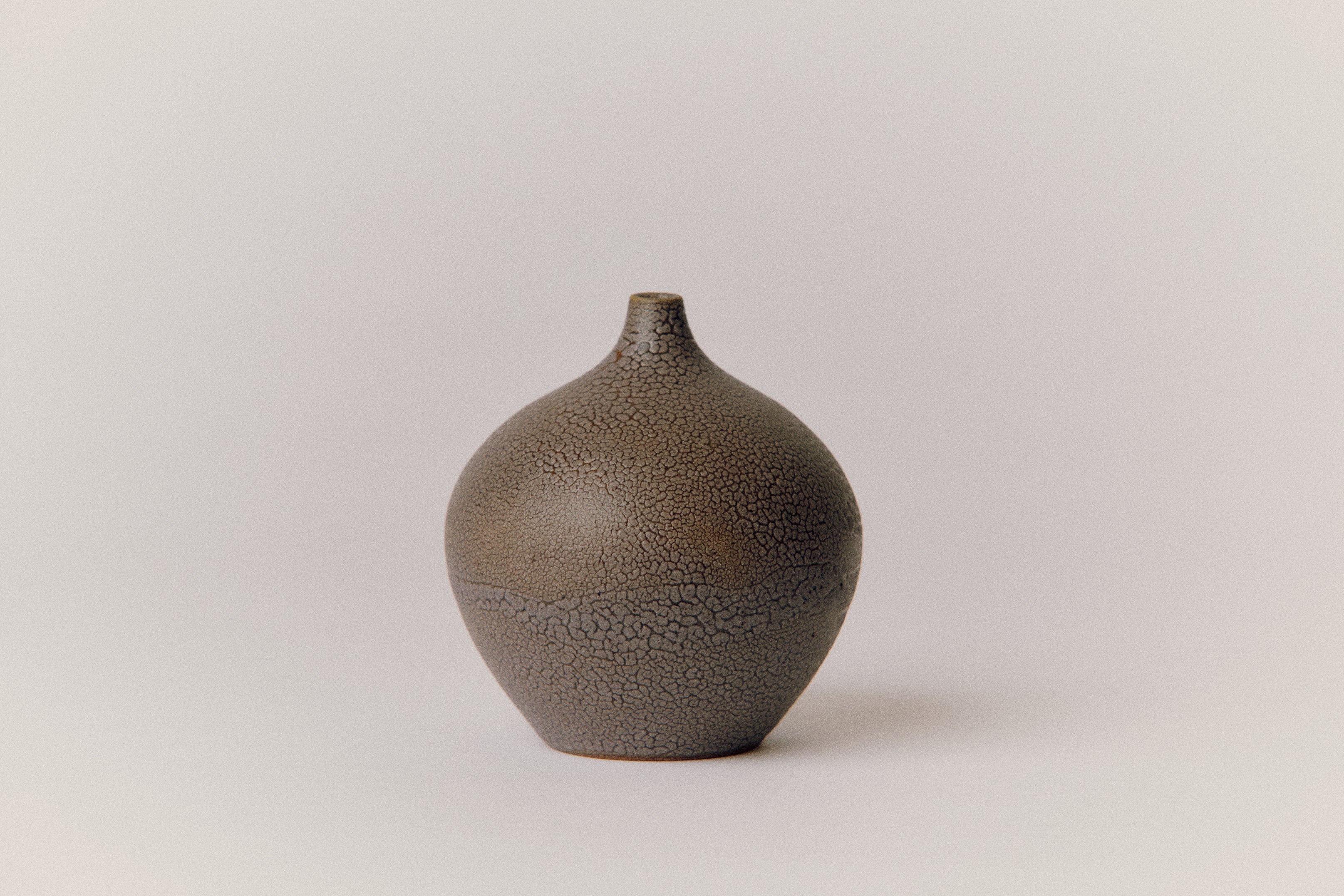 Small Volcanic Vessel with Narrow Neck