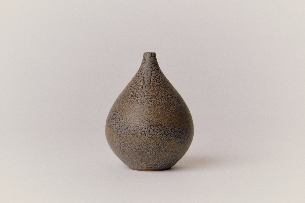 Small Volcanic Vessel with Narrow Neck