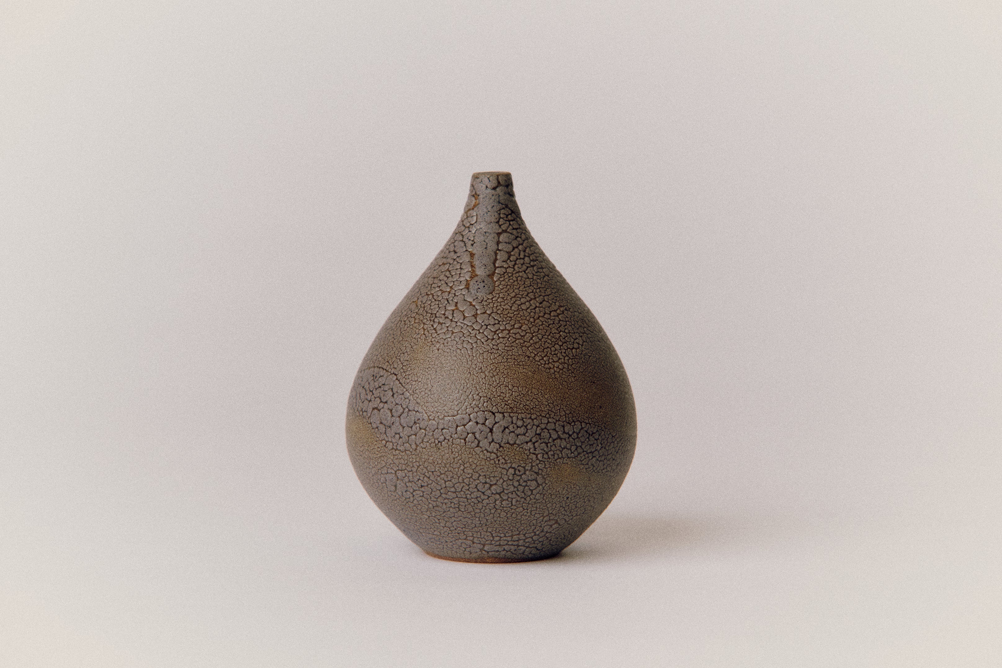 Small Volcanic Vessel with Narrow Neck